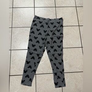 TorridxDisney Women’s Plus Size 2 Gray Black Mickey Mouse Logo Stretch Leggings